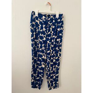 H&M floral ankle dress‎ pants size 4
